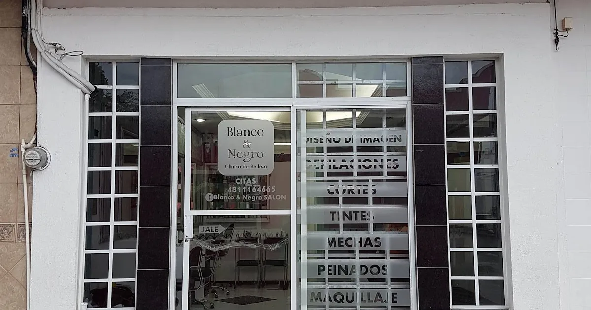 Salón de Belleza Blanco & Negro