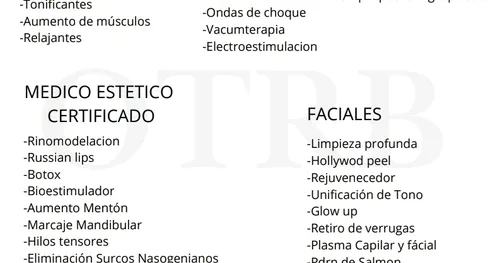 Clínica de belleza |Spa| OTRB CENTER, negocios en Cuauhtémoc, Ciudad de México