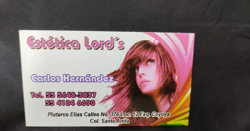 ESTETICA LORD’S, negocios en Iztacalco, Ciudad de México