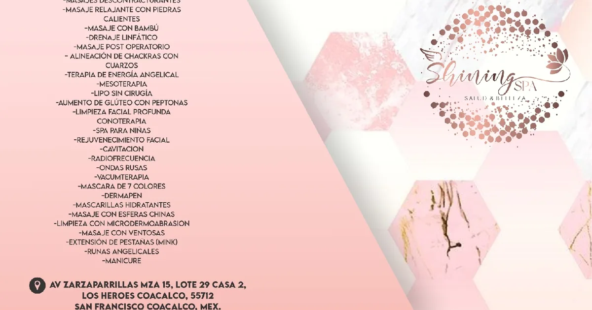 Shining SPA Salud y belleza.