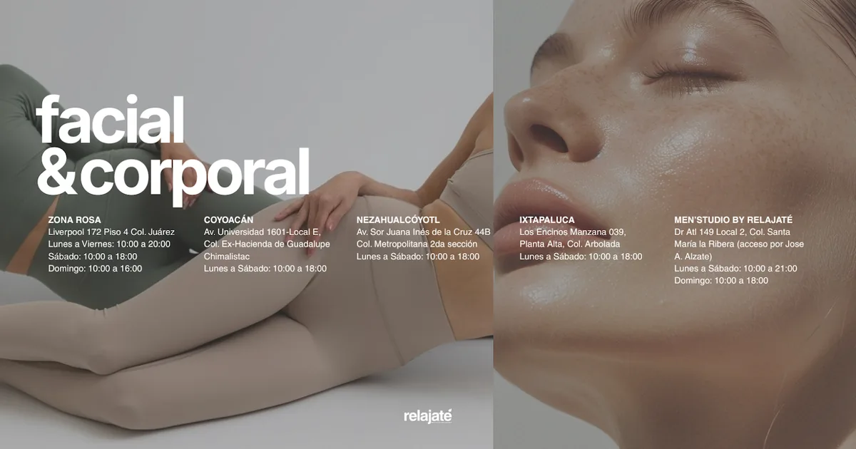 relajaté – Spa Sucursal Nezahualcóyotl
