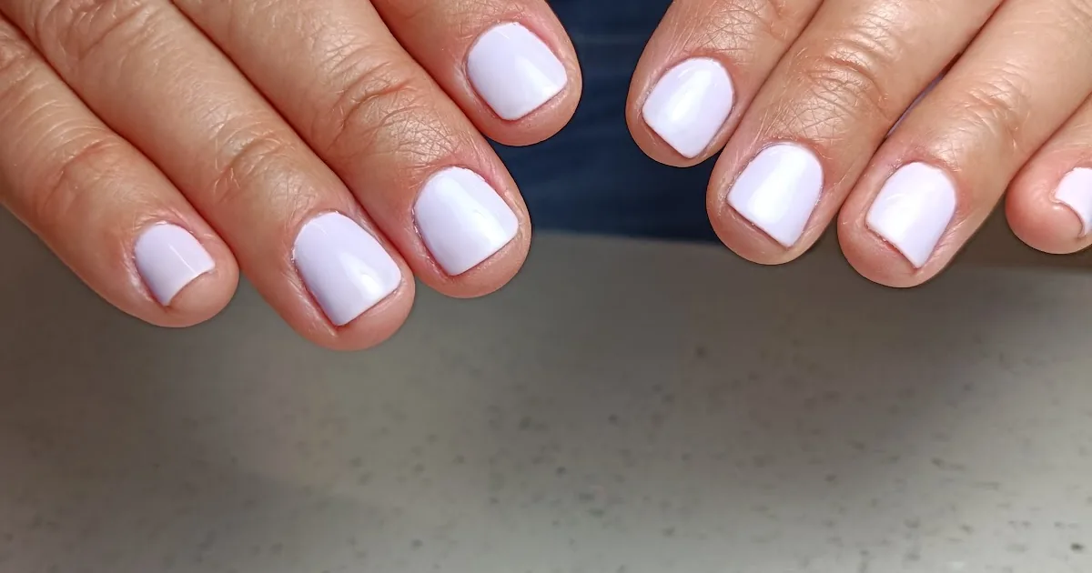 Cherry glow nails