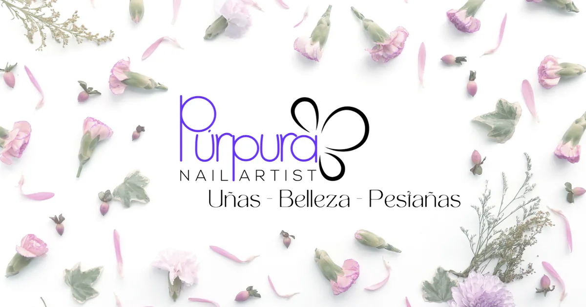 Púrpura Uñas y Salón