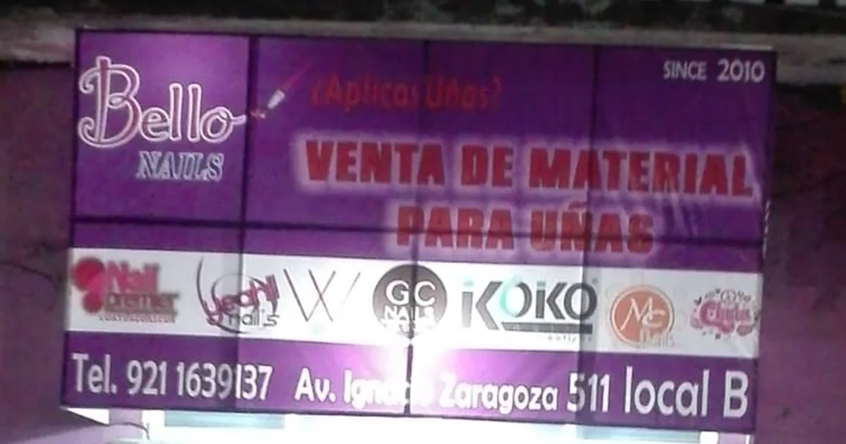 BELLO NAILS, VENTA de Material para Uñas acrilicas y APLICACION.